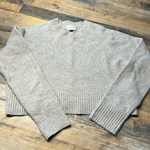 Universal Thread tan cropped sweater